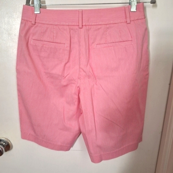 Talbots  pink and white Shorts. Size 10 - Picture 2 of 5